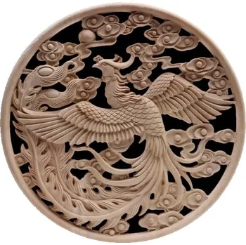 Vyřezávaná dřevěná dekorace 20 cm