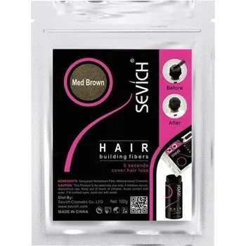 Barva na vlasy Objemový vlasový pudr 100 g hnědá