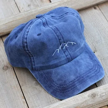 Kšiltovka Pánská kšiltovka s horami tmavě modrá