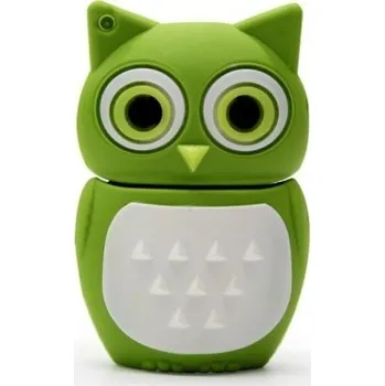 Ukládání dat USB 2.0 flash disk sova zelená 4GB