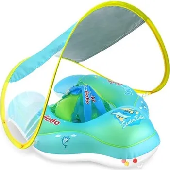 Nafukovací kruh Plovací kolo se stříškou 6-30 měsíců (6-16 kg) tyrkysová