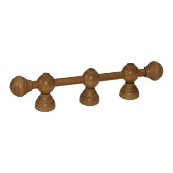 Garnýž Garnýž - jednotyč bez kroužků s koncovkami, půlená-16 Barva: PR - přírodní bez povrchové úpravy, Délka: 240 cm