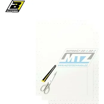 Fólie na nádrž perforovaná - barva bílá (balení 3 archy) () BB5052-10