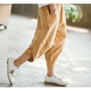 Chlapecké kalhoty Chlapecké kalhoty L2260 tmavě žlutá 8