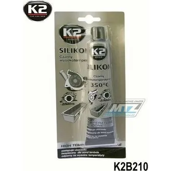 Silikon těsnící na motory BLACK (černý vysokoteplotní silikon +350°C) - balení 85g K2B210