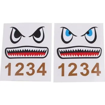 Dron Samolepka žralok na dron 2 sady