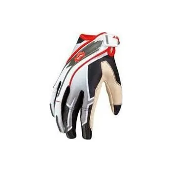 Rukavice Scott 450 Race - šedo-bílo-červené (velikost XL) (Velikost: XXXL) SC221181-XL