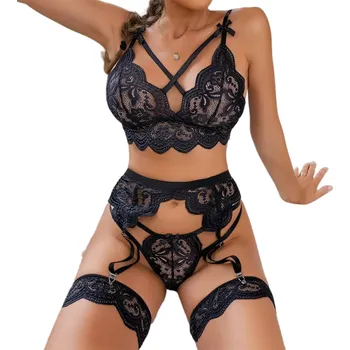 Souprava dámského spodního prádla Dámská souprava spodního prádla černá S
