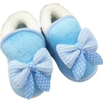 Dívčí bačkory Dívčí zateplené capáčky modrá 6-12 měsíců