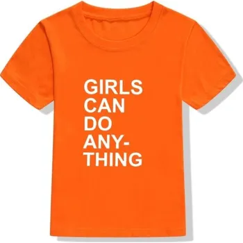 Dívčí oblečení Dívčí tričko B1571 oranžová 10