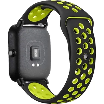 Příslušenství k chytrým hodinkám Univerzální silikonový řemínek 22 mm T888 neonová žlutá