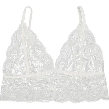 Podprsenka Sexy krajková bralette podprsenka bílá XS