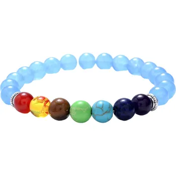 Náramek Korálkový náramek sedmi čaker Z283