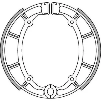 Brzda pro motocykl brzdové obložení (standardní materiál) NEWFREN (2 ks v balení) YAMAHA XVS 650 Drag Star (Classic) 1997-2007