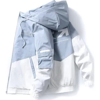 Pánská větrovka Pánská jarní/podzimní bunda S1 světle modrá M