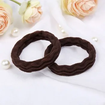 Gumičky do vlasů - 2 ks hnědá