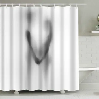 Sprchový závěs Sprchový závěs s motivem siluety člověka S 2