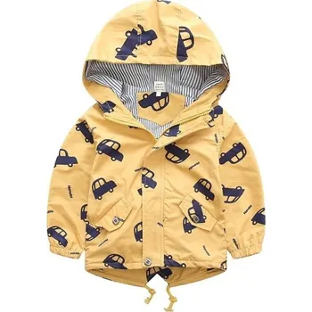 Chlapecká bunda J1311 žlutá 9-12 měsíců