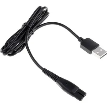 Napájecí kabel Napájecí USB kabel DC 2-vidlice pro elektrický holící strojek