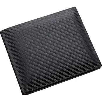 Pánská peněženka PU 12 x 10 cm Zapínací kapsička na zip Elegantní peněženka na karty Hotovost a mince Praktický doplněk černá