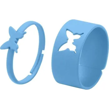 Prsten Prstýnek 2 ks modrá 1