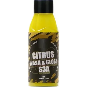 Pěnové mýdlo na mytí aut 100 ml Citrusový čistič karoserie Skla Kol Zrcátek Silný čisticí účinek Lesk a svěží vůně