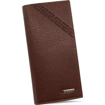 Peněženka Pánská kožená peněženka velká M581 hnědá