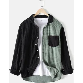 Pánská košile Pánská košile F522 světle zelená S