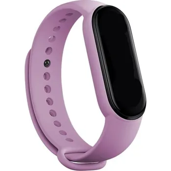 Silikonový řemínek pro Xiaomi Mi Band 3 / 4 T862 světle fialová