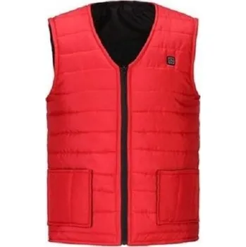 Pánská vyhřívaná zimní vesta T1168 červená XL