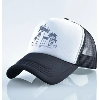 Kšiltovka Kšiltovka s palmami černá