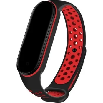 Silikonový řemínek pro Xiaomi Mi Band 5 / 6 červená