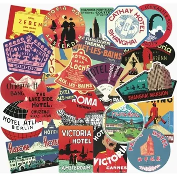 samolepka Samolepky cestování 56 ks