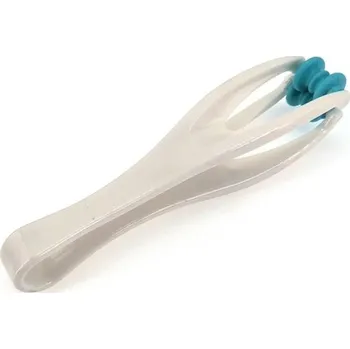 Masážní přístroj Masážní váleček na prsty působící na akupunkturní body Ruční masážní nástroj s dvěma válečky na masáž rukou Masážní pomůcka na podporu krevního oběhu 16,3 x 3,3 cm modrá