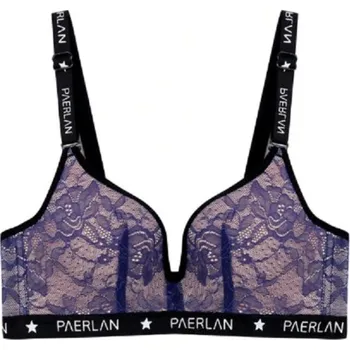 Podprsenka Sexy sportovní podprsenka s výstřihem modrá 90B