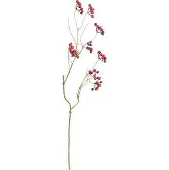 umělá květina Umělá větvička s bobulemi 4