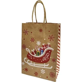 Dárková taška Dárková taška s vánočním motivem 21 x 15 x 8 cm 4 ks 3