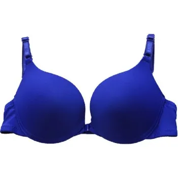 Podprsenka Stylová podprsenka s předním zapínáním modrá 80B