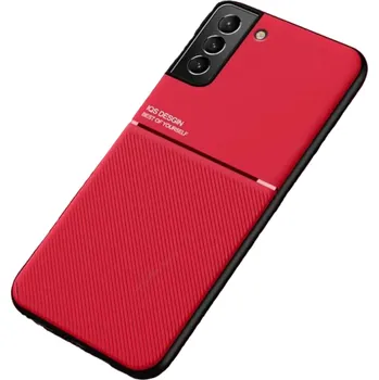 Pouzdro na mobilní telefon Magnetický ochranný kryt pro Samsung A54 5G červená