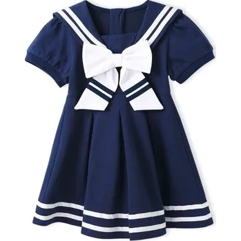 Dívčí šaty Dívčí šaty N298 tmavě modrá 4