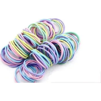 Tenké gumičky do vlasů - 100 ks 1