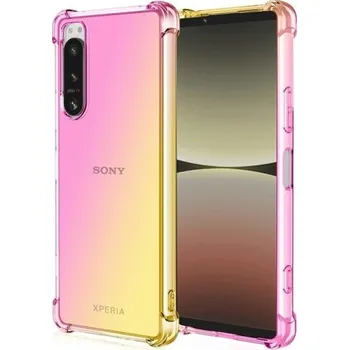 Pouzdro na mobilní telefon TPU ochranný obal na mobil Sony Xperia 10 VI Odolné pouzdro Protiskluzový kryt Ochrana proti poškrábání žlutá