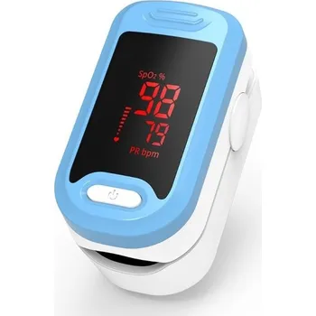 Pulzní oxymetr Pulzní oxymetr na prst J412 modrá