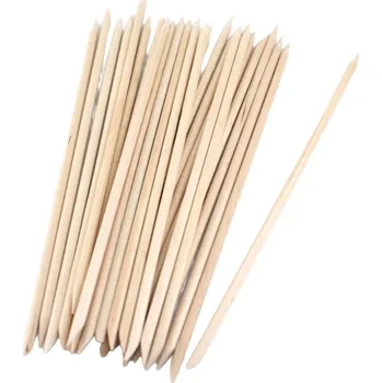 Dřevěné tyčinky na manikúru 30 ks 17,5 cm