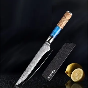 Kuchyňský nůž Vykosťovací nůž z damascénské oceli C274