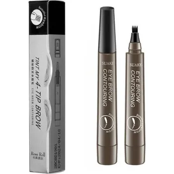 Barva na vlasy Tužka na úpravu vousů Pero na opravu úpravu a kníru Vodotěsný fix na výplň vousů Nástroj na opravu vousů a kníru Gray-Brown