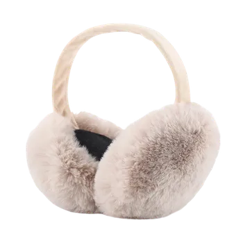 Čepice Huňaté klapky na uši béžová