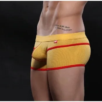 Pánské prodyšné boxerky žlutá L