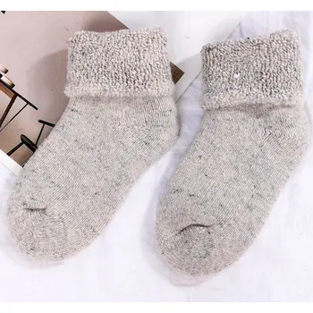 Dívčí oblečení Dívčí zimní ponožky šedá 4-7 let