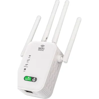 Bezdrátový WiFi router 300 Mb/s 2,4 GHz Bezdrátový zesilovač signálu Přenosný router Výkonný zesilovač signálu WiFi extender Univerzální kompatibilita Dosah 300 metrů